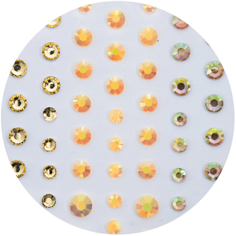 CHLOES CREATIVE CARDS SELF ADHESIVE SPARKLES - LUSCIOUS YELLOWS