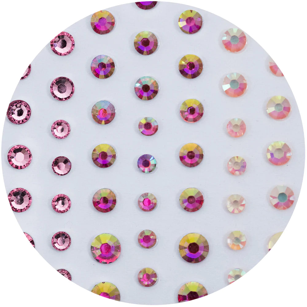 CHLOES CREATIVE CARDS SELF ADHESIVE SPARKLES - PRETTY PINKS