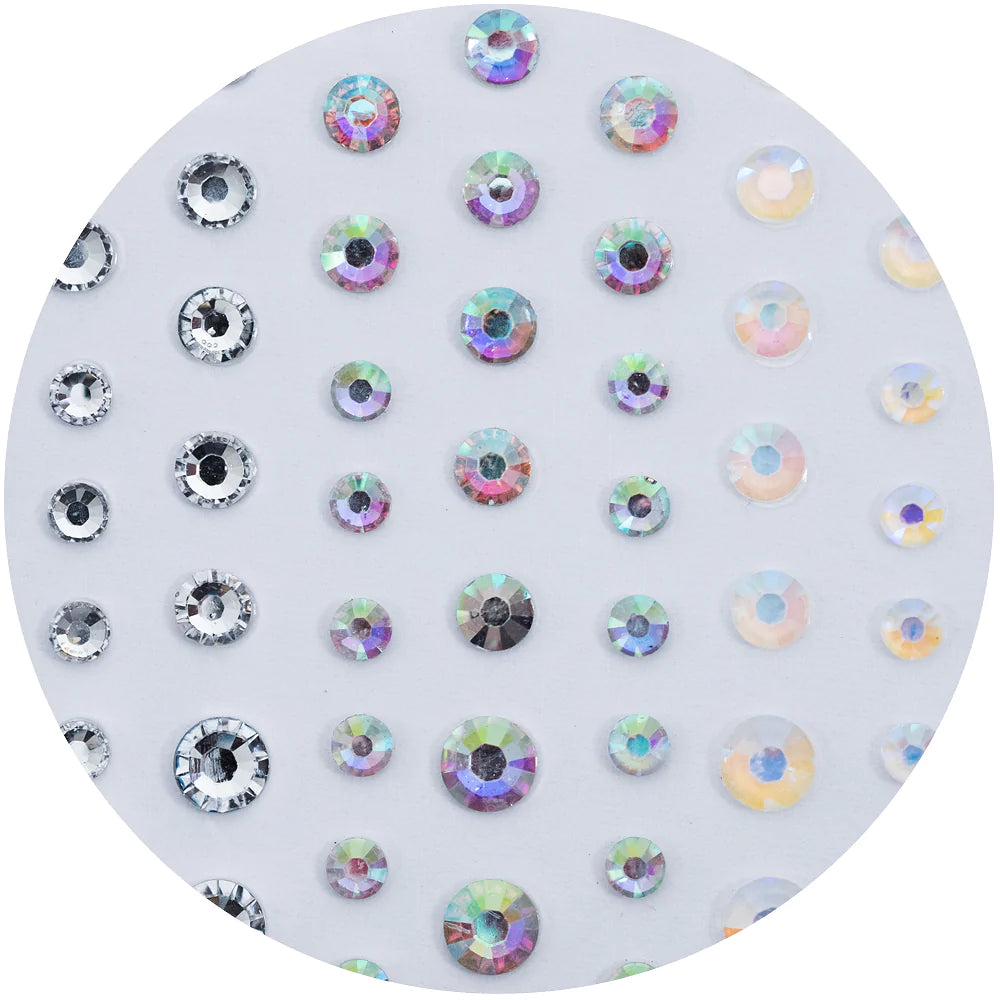 CHLOES CREATIVE CARDS SELF ADHESIVE SPARKLES - SPARKLING SILVERS
