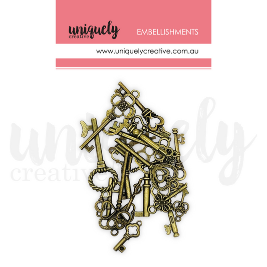 MIXED METAL KEY PACK BY UNIQUELY CREATIVE