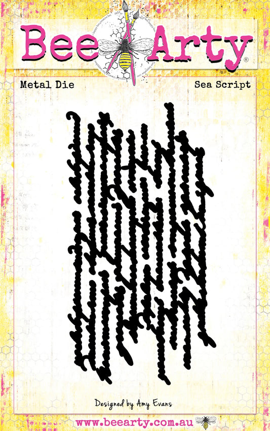 SEA SCRIPT DIE BY BEE ARTY