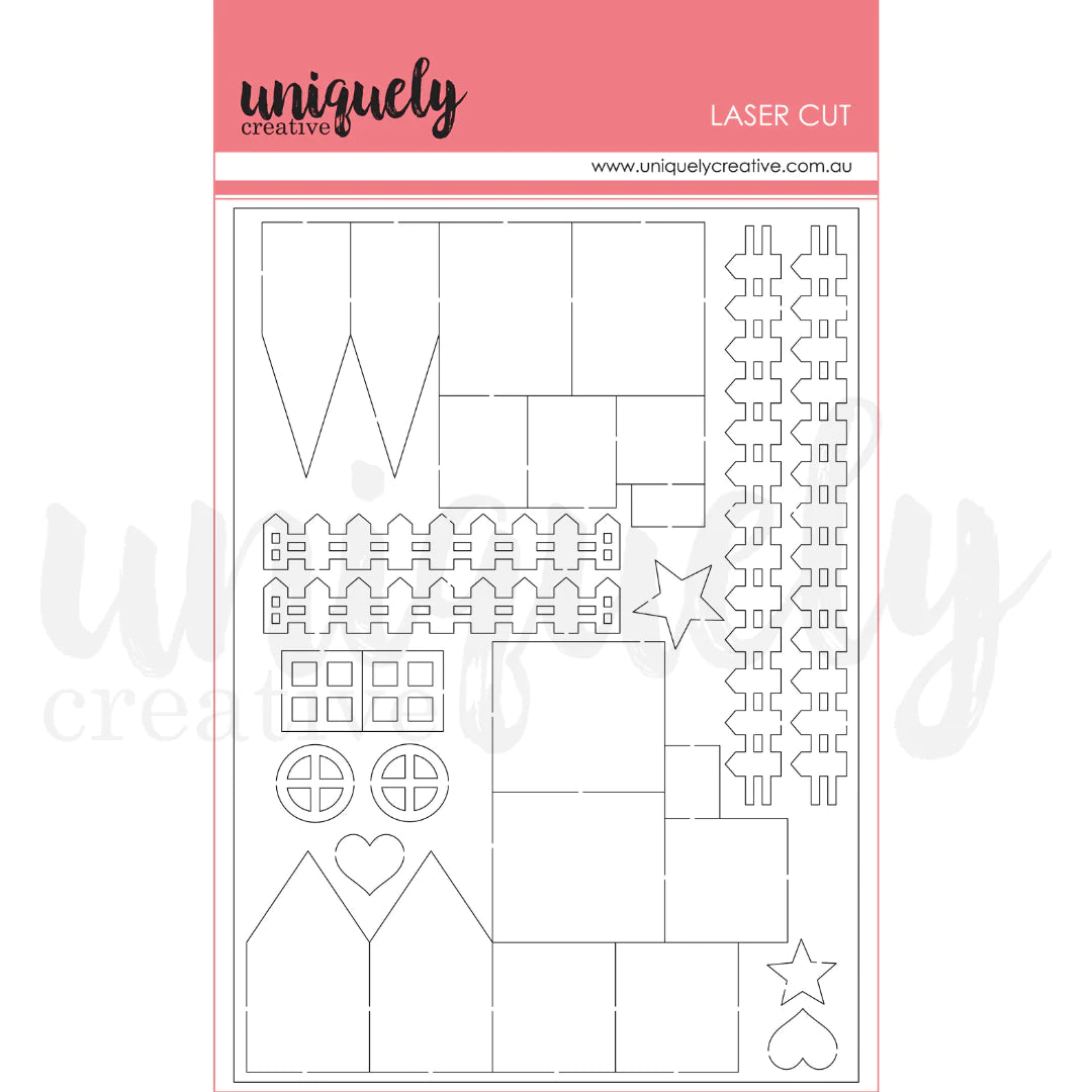 TINY HOUSE #4 LASER CUTS BY UNIQUELY CREATIVE