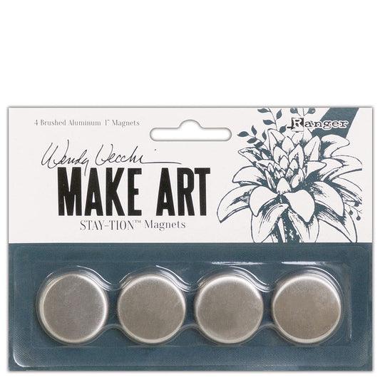 WENDY VECCHI MAKE ART STAY-TION MAGNETS - 4 PACK