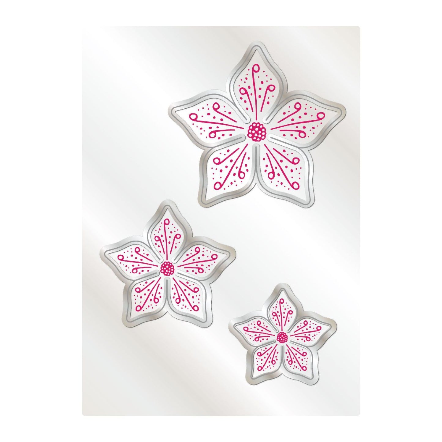 CHLOES CREATIVE CARDS MEADOW FLOWER 5x7 CUT & EMBOSS FOLDER