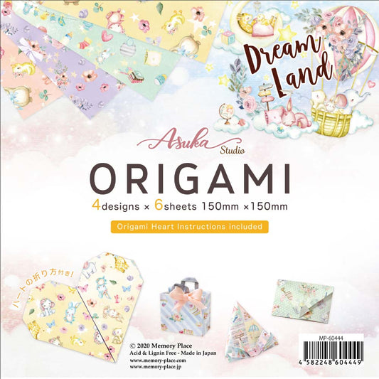 DREAM LAND 6" X 6" ORIGAMI PAPER PACK BY ASUKA STUDIO