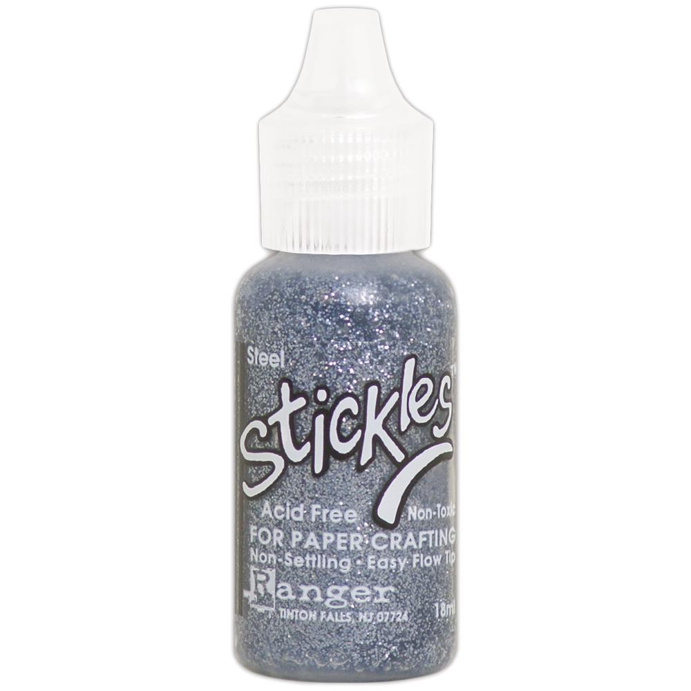 RANGER STICKLES GLITTER GLUE - STEEL