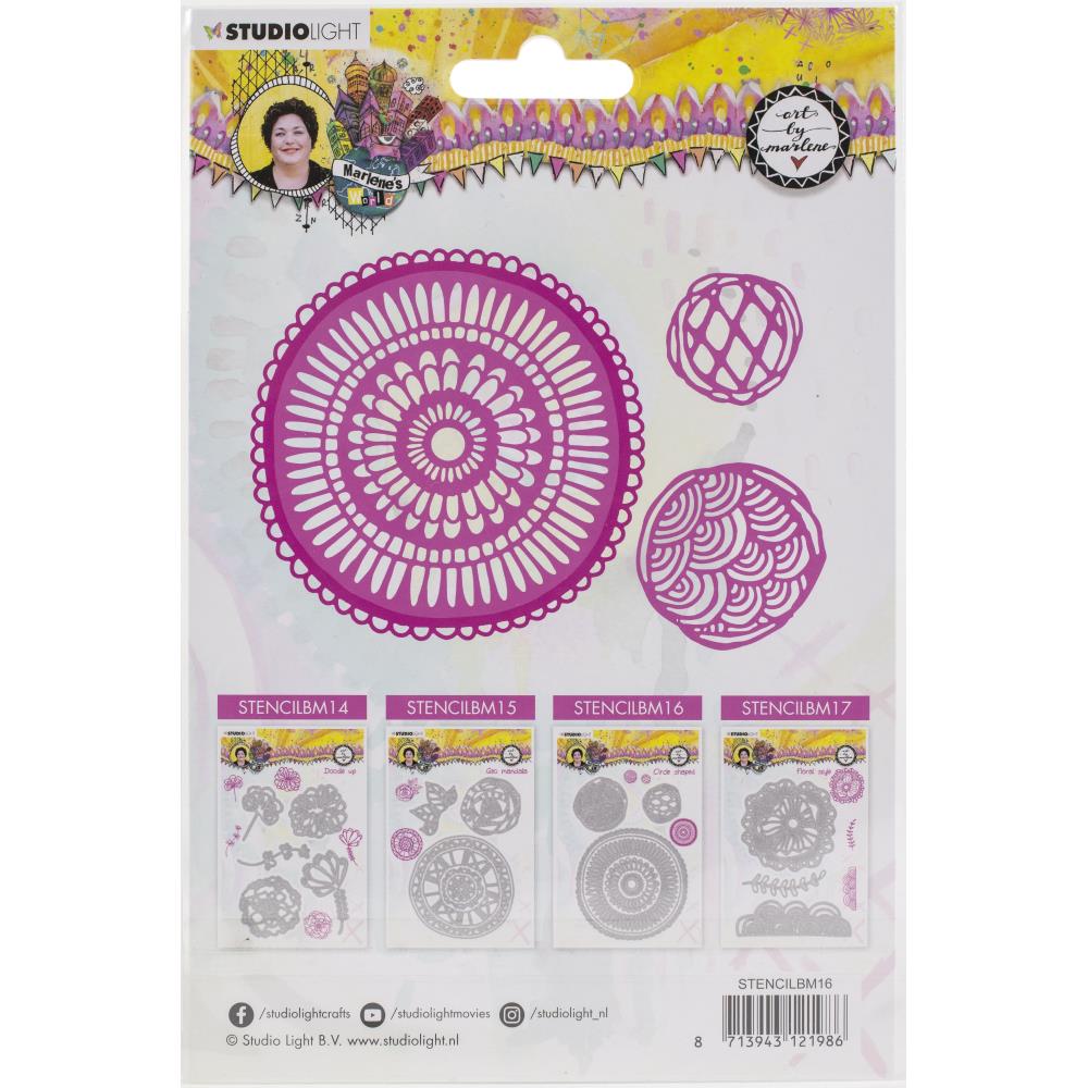 MARLENE'S WORLD - CIRCLE SHAPED DIE SET - STUDIO LIGHT