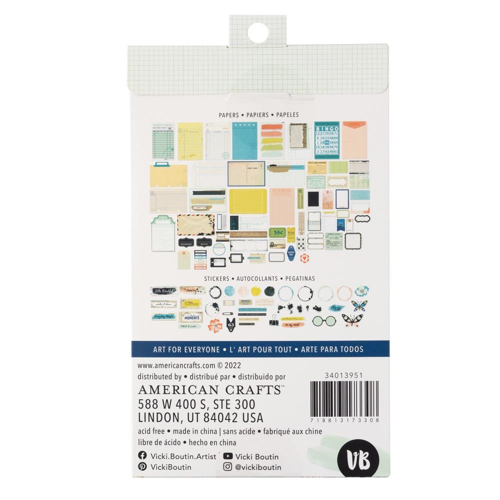 VICKI BOUTIN PRINT SHOP PAPERIE PACK - 200PCS