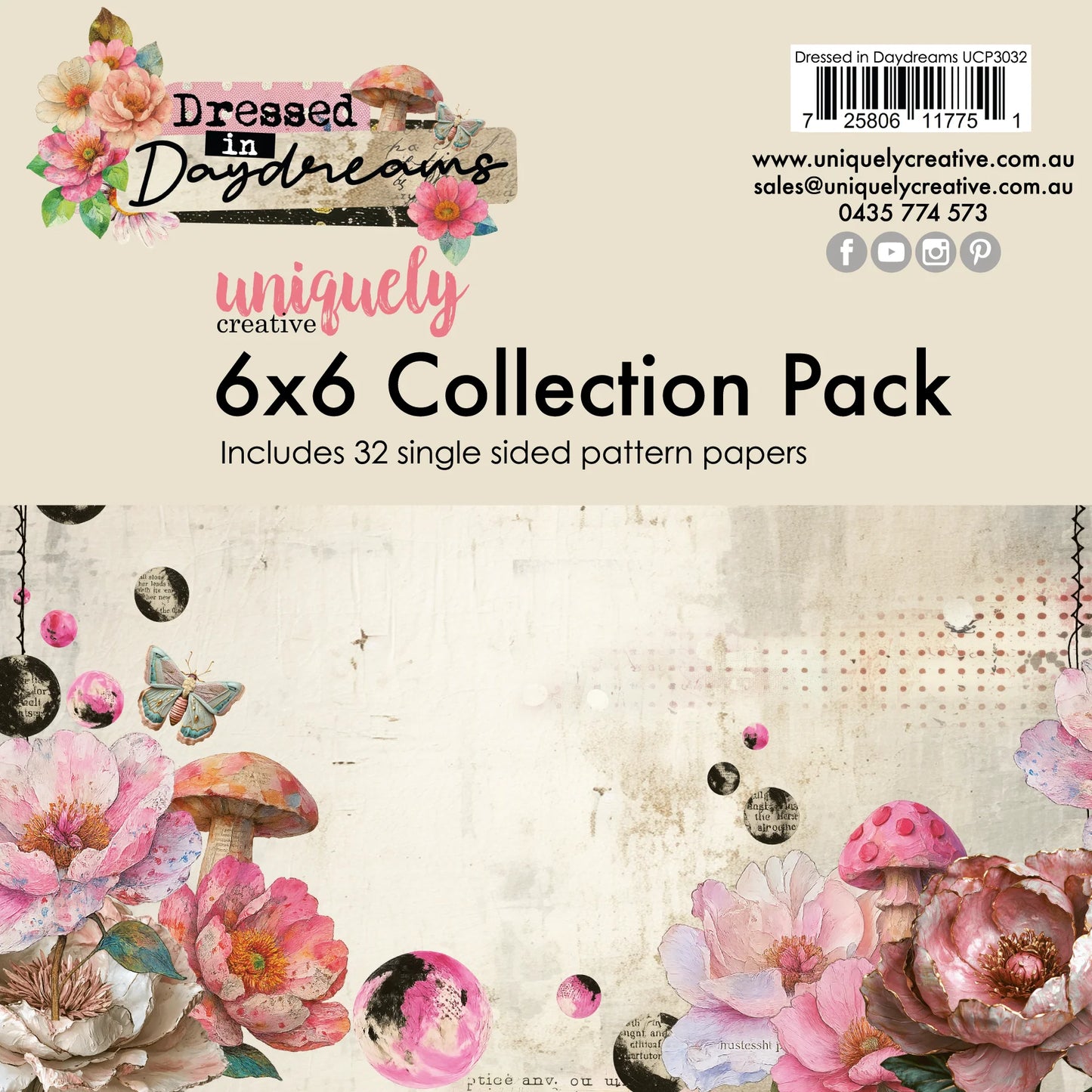DRESSED IN DAYDREAMS 6" x 6" COLLECTION PACK