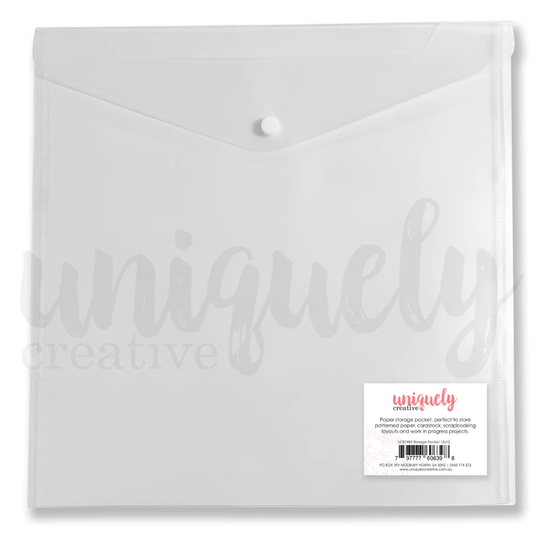 UNIQUELY CREATIVE STORAGE POCKETS - 12 X 12