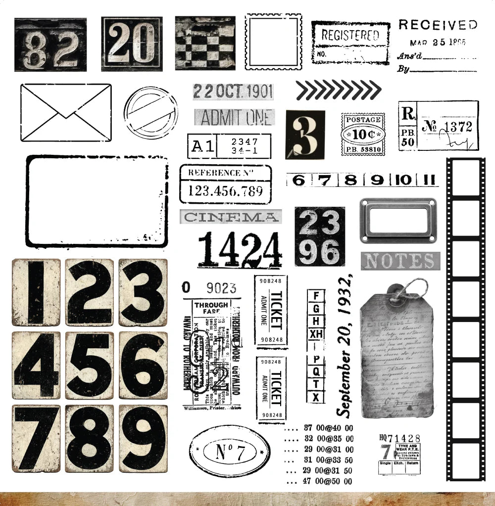 ADDICTED TO GRUNGE 12" X 12" COLLECTION PACK - BEE ARTY