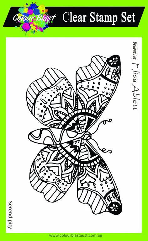 SERENDIPITY BUTTERFLY STAMP SET - BEE ARTY