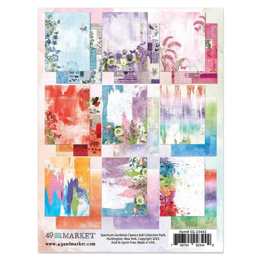 SPECTRUM GARDENIA CLASSICS 6" X 8" MINI PAPER COLLECTION - 49 AND MARKET
