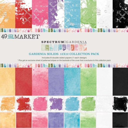 SPECTRUM GARDENIA SOLIDS 12" X 12" COLLECTION PACK - 49 AND MARKET
