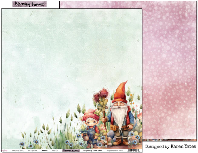 BLOOMING GNOMES 12" X 12" COLLECTION PACK - BEE ARTY