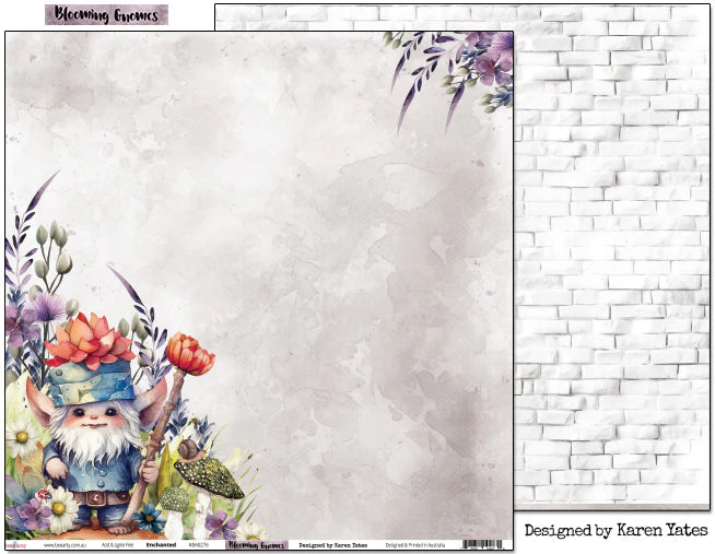 BLOOMING GNOMES 12" X 12" COLLECTION PACK - BEE ARTY