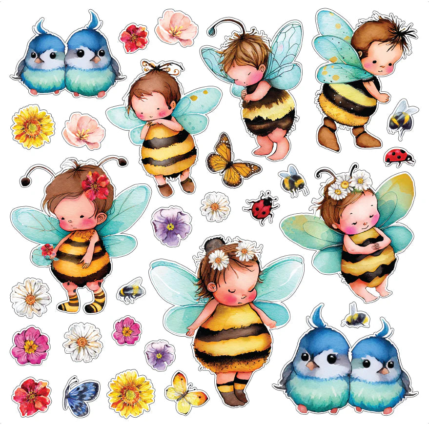 CUTE AS CAN BEE 12" X 12" MINI PAPER COLLECTION PACK - BEE ARTY