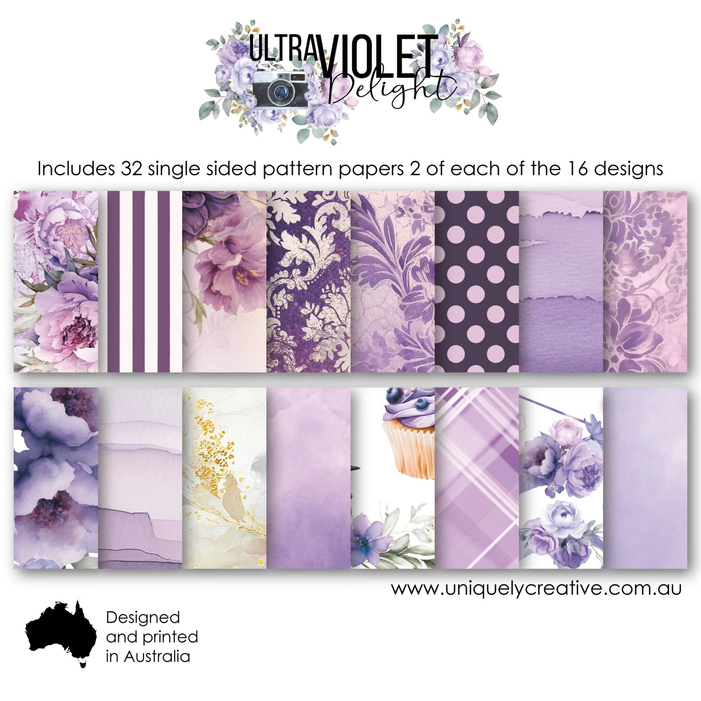 ULTRAVIOLET DELIGHT 6" x 6" COLLECTION PACK
