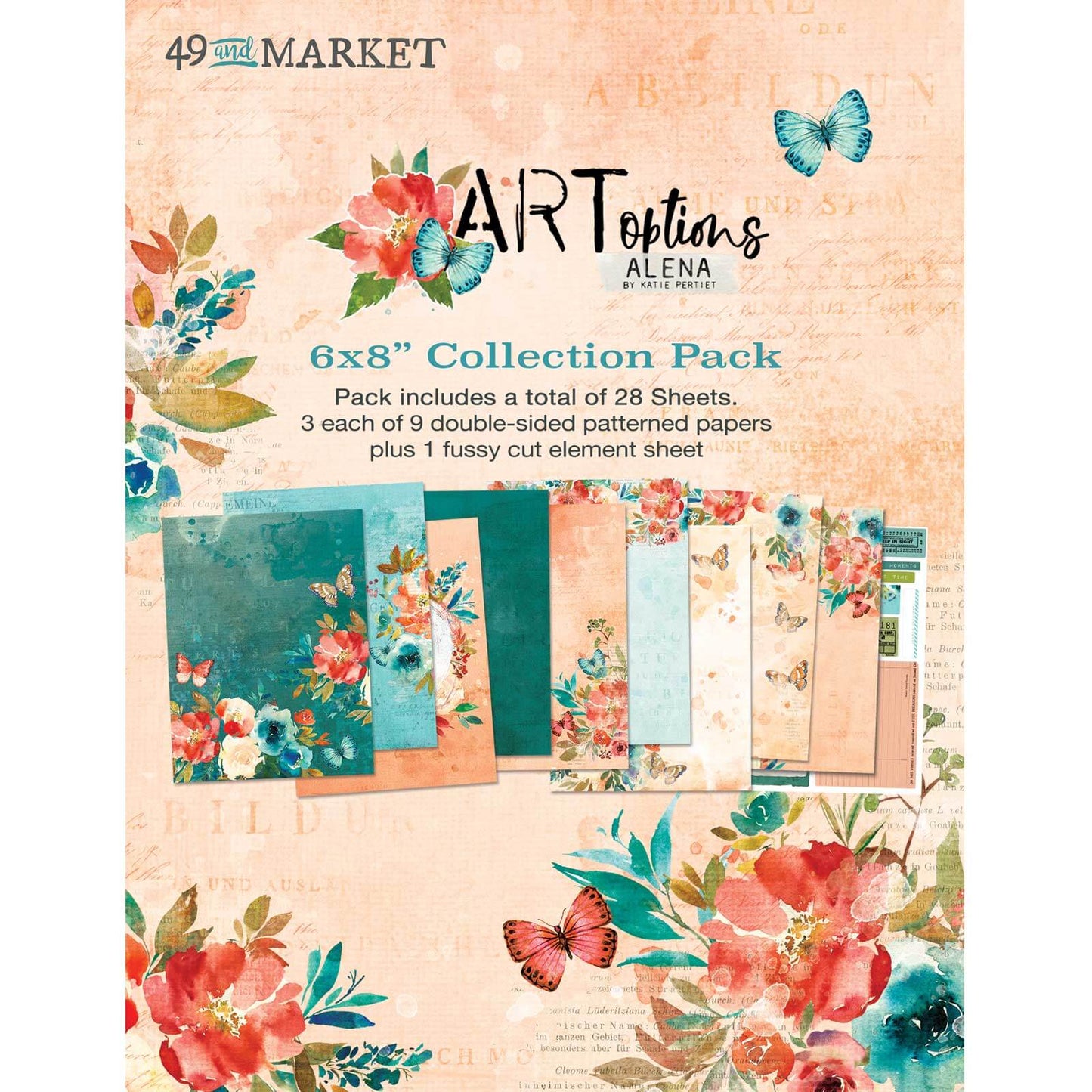 ARTOPTIONS ALENA 6" X 8" MINI PAPER COLLECTION - 49 AND MARKET