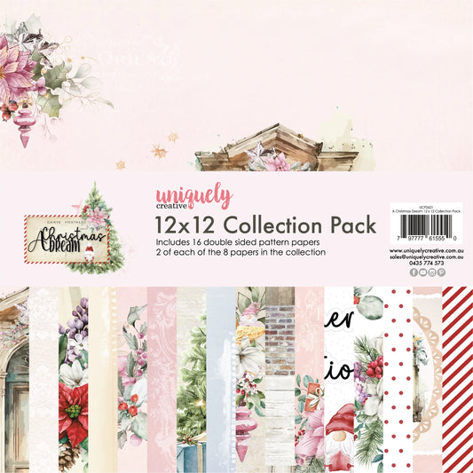 A CHRISTMAS DREAM CARDMAKING/SCRAPBOOKING PRODUCTS PACK