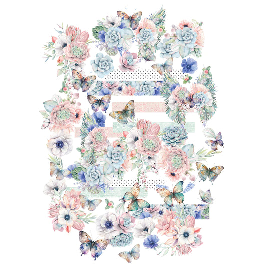 BLOSSOM & BLOOM VELLUM CREATIVE CUTS BY UNIQUELY CREATIVE