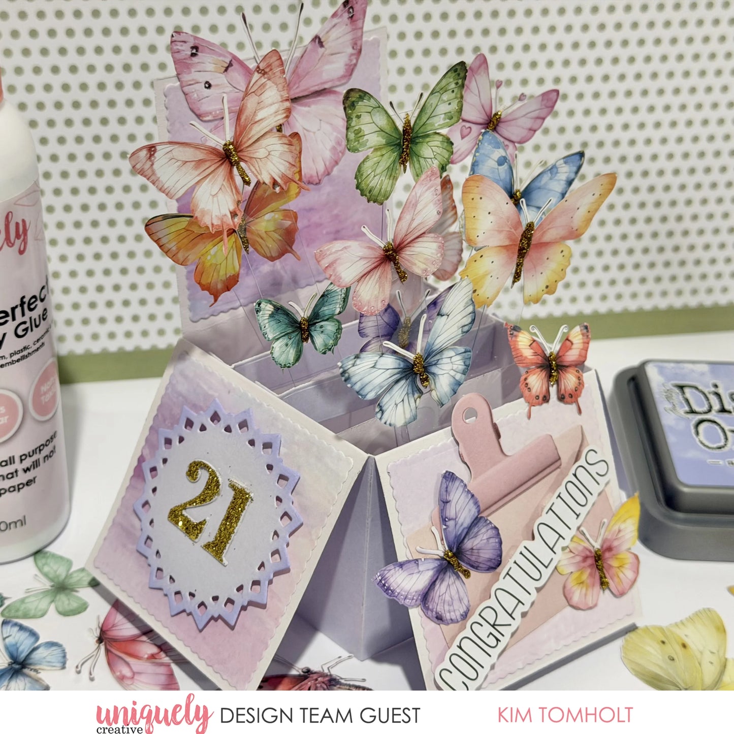 COLOURFUL BUTTERFLIES EPHEMERA BY UNIQUELY CREATIVE