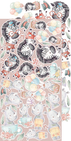 SAFARI FRIENDS EXTRAS SET - BOY - BY CRAFT O'CLOCK