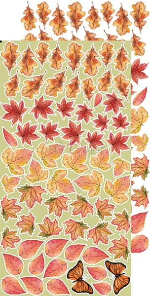 AUTUMN BEAUTY EXTRAS SET - FLOWERS - BY CRAFT O'CLOCK