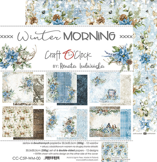 WINTER MORNING CARDMAKING/SCRAPBOOKING PRODUCTS PACK
