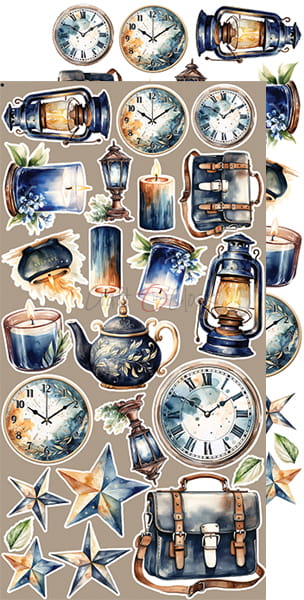 LOVELY WHEN YOU READ EXTRAS SHEET #9 - BOOK LOVERS - BY CRAFT O'CLOCK