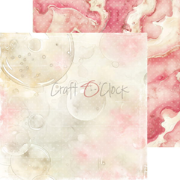GIRL & CURL 8" X 8" MINI MIXED PAPER SET BY CRAFT O' CLOCK