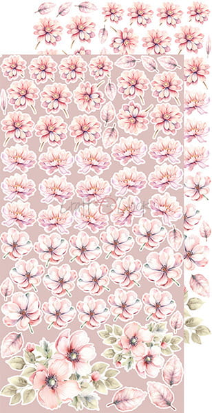 GIRL & CURL - FLOWERS & MY FIRST YEAR - EXTRAS SET BY CRAFT O'CLOCK