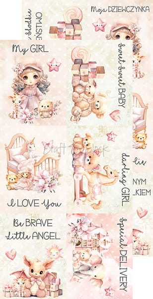 GIRL & CURL - FLOWERS & MY FIRST YEAR - EXTRAS SET BY CRAFT O'CLOCK