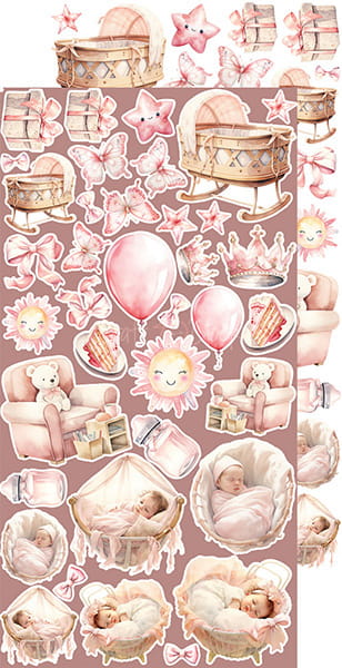 GIRL & CURL - BABY GIRL - EXTRAS SET BY CRAFT O'CLOCK