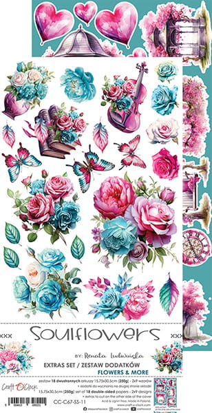 SOULFLOWERS - FLOWERS & MORE - EXTRAS SET BY CRAFT O'CLOCK