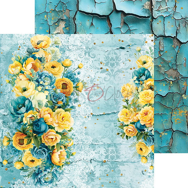 SUNSET MOOD 8" X 8" MINI MIXED PAPER SET BY CRAFT O' CLOCK