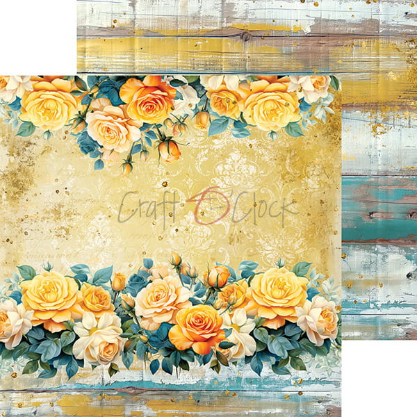 SUNSET MOOD 8" X 8" MINI MIXED PAPER SET BY CRAFT O' CLOCK
