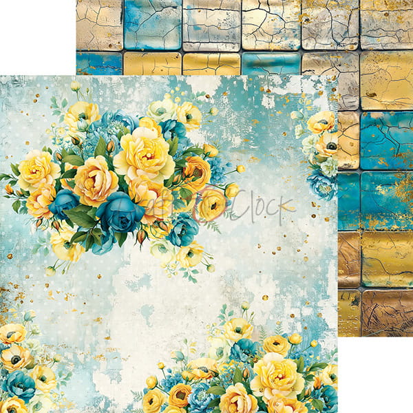 SUNSET MOOD 8" X 8" MINI MIXED PAPER SET BY CRAFT O' CLOCK