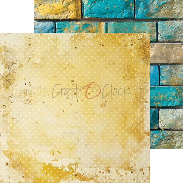 SUNSET MOOD 8" X 8" MINI MIXED PAPER SET BY CRAFT O' CLOCK