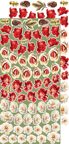 CHRISTMAS EVERYWHERE - FLOWERS & MORE - EXTRAS SET BY CRAFT O'CLOCK
