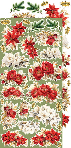 CHRISTMAS EVERYWHERE - FLOWERS & MORE - EXTRAS SET BY CRAFT O'CLOCK
