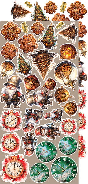 CHRISTMAS EVERYWHERE - CHRISTMAS - EXTRAS SET BY CRAFT O'CLOCK