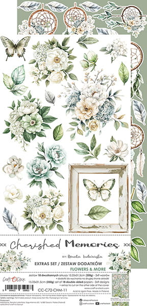 CHERISHED MEMORIES - FLOWERS & MORE  - EXTRAS SET BY CRAFT O'CLOCK