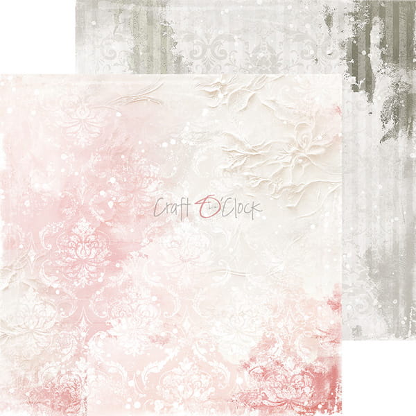 ROSE EMOTIONS 8" X 8" MINI SET OF BASIC PAPERS -  CRAFT O'CLOCK