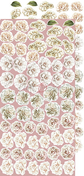 ROSE EMOTIONS EXTRAS SHEET #1 - FLOWERS & MORE - BY CRAFT O'CLOCK