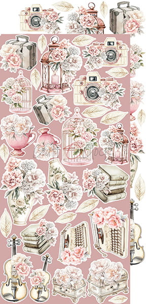 ROSE EMOTIONS EXTRAS SHEET #8 - FLOWERS & MORE - BY CRAFT O'CLOCK