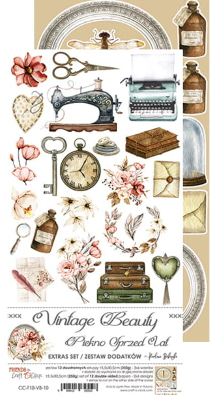 VINTAGE BEAUTY EXTRAS SET - BY CRAFT O'CLOCK