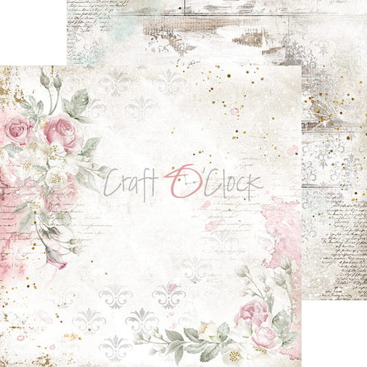 VINTAGE CHIC 8" X 8" MINI SET OF PAPERS