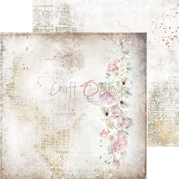 VINTAGE CHIC 8" X 8" SET OF PAPERS