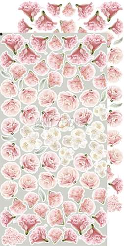 VINTAGE CHIC EXTRAS SET - FLOWERS - BY CRAFT O'CLOCK